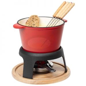 Kaasfondueset Ovaal Gietijzer Relance