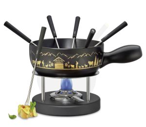 Kaasfondeuset Montana Zwart - Goud