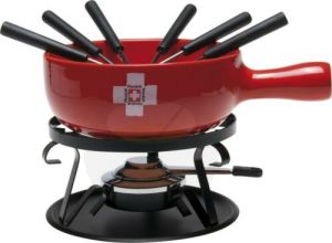 Kaasfondueset Swiss dubbel kruis
