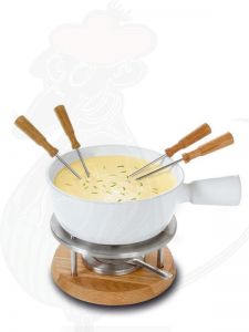 Fondueset Bianco