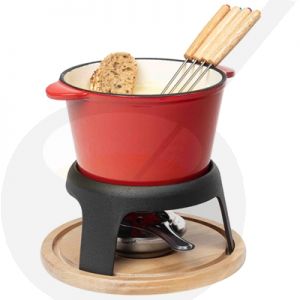 Kaasfondueset Ovaal Gietijzer Relance