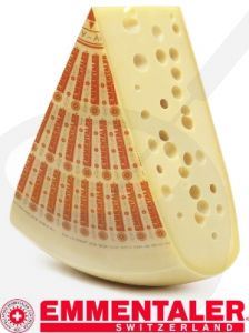 Emmentaler Kaas Zwitsers +/- 250 gram
