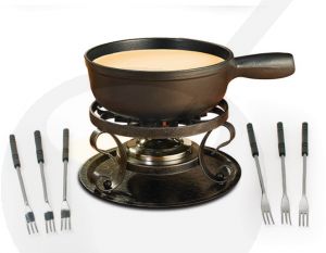 Fondueset Swissmar Lugano Zwart